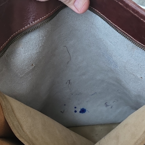 Leather And Cowhide Tote Bag Very Large - Picture 2 of 5